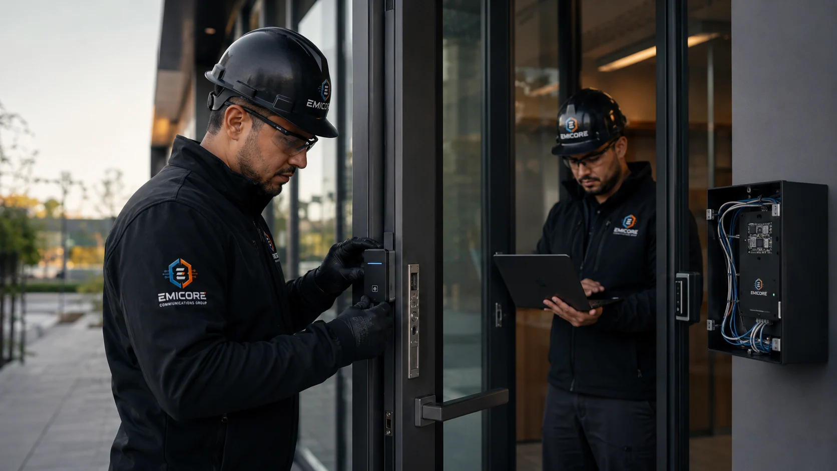Access control commissioning